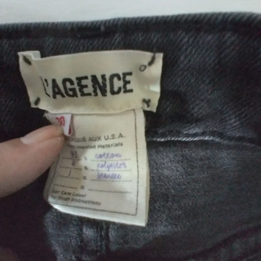 L'Agence black distressed denim  jeans - Picture 5 of 10